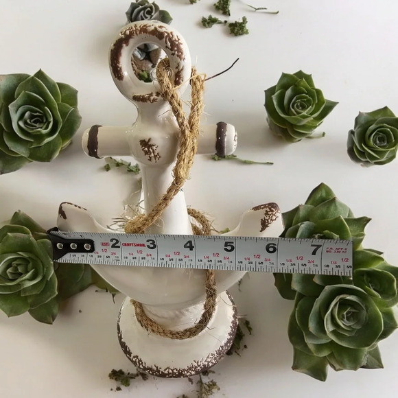 ☃️Host Picked☃️ Vintage Ceramic Nautica Anchor with  Rope - Picture 6 of 6